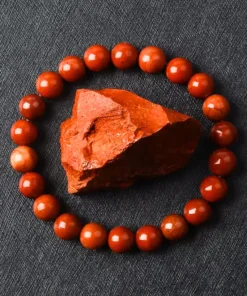 Pulsera de jaspe rojo Roma