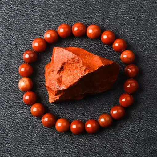 Pulsera de jaspe rojo Roma