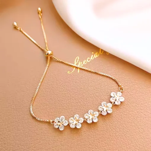 Pulsera de novia con flores Vanessa