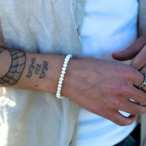 Pulsera de perlas para hombre
