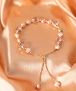 Pulsera de piedra natural para mujer Camélia