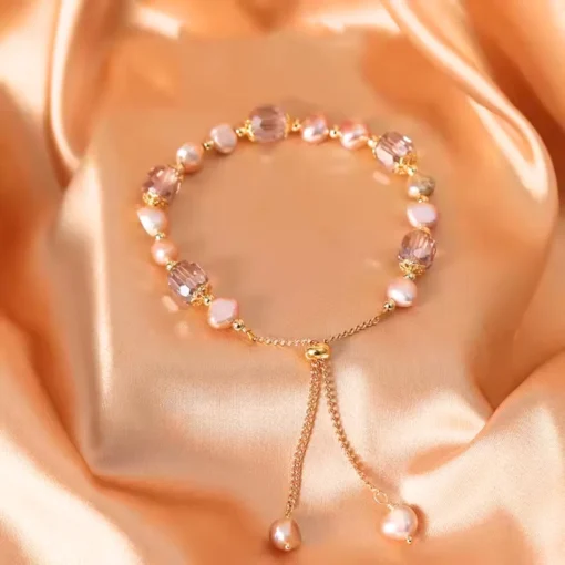 Pulsera de piedra natural para mujer Camélia
