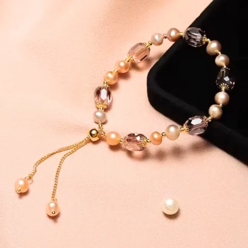 Pulsera de piedra natural para mujer Camélia