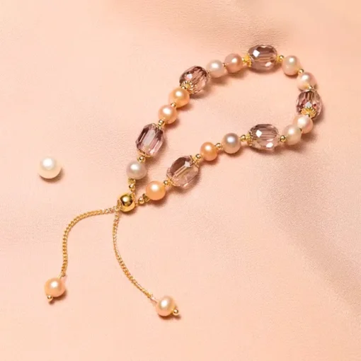 Pulsera de piedra natural para mujer Camélia