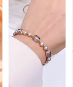 Pulsera de piedra natural para mujer Camélia