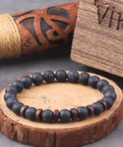 Pulsera de piedra volcánica Maxime