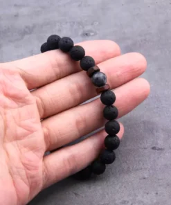 Pulsera de piedra volcánica Maxime