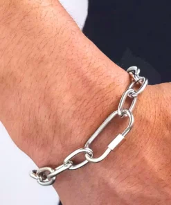 Pulsera de plata para hombre