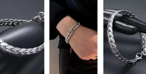Pulsera metálica hombre Paul