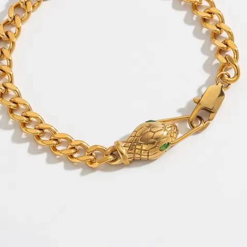 Pulsera serpiente dorada Lucie