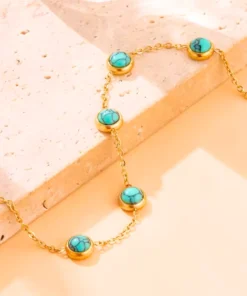 Pulsera turquesa para mujer