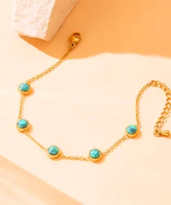 Pulsera turquesa para mujer