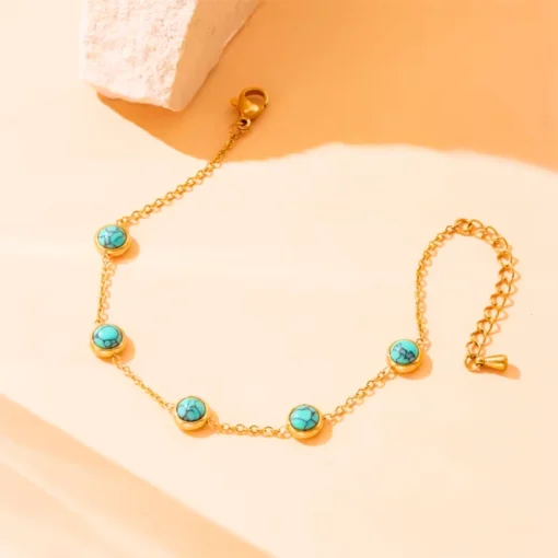 Pulsera turquesa para mujer
